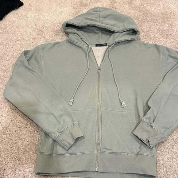 Brandy Melville light green Hoodie OS - Picture 1 of 3
